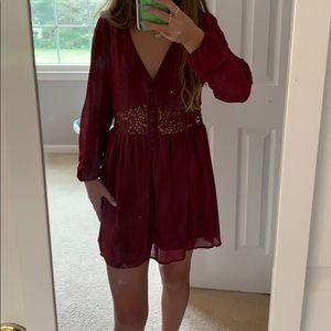 red formal dress! brand: tobi ; worn once